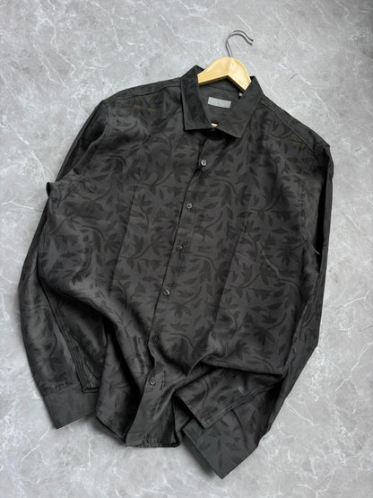 GREEN IMPORTED NETTED SHIRT