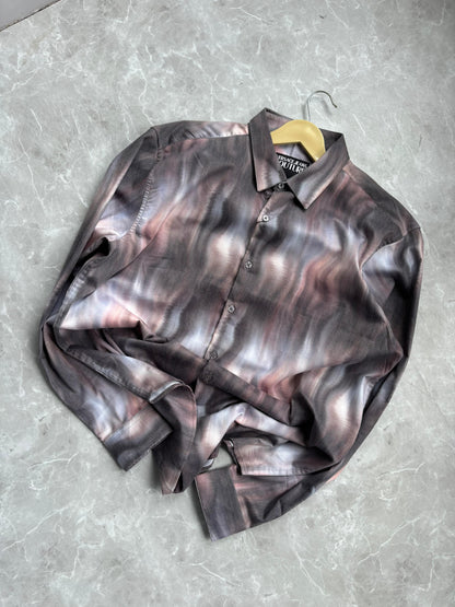 BLACK ORANGE IMPORTED PRINTED SHIRT