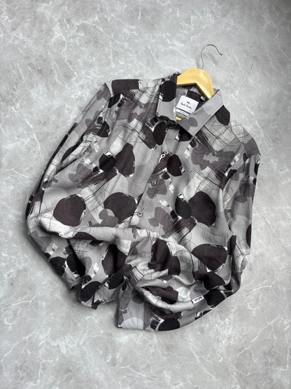 GRAY IMPORTED PRINTED SHIRT