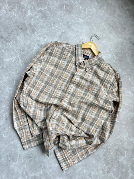 SANDAL FLANEL CHECKED SHIRT