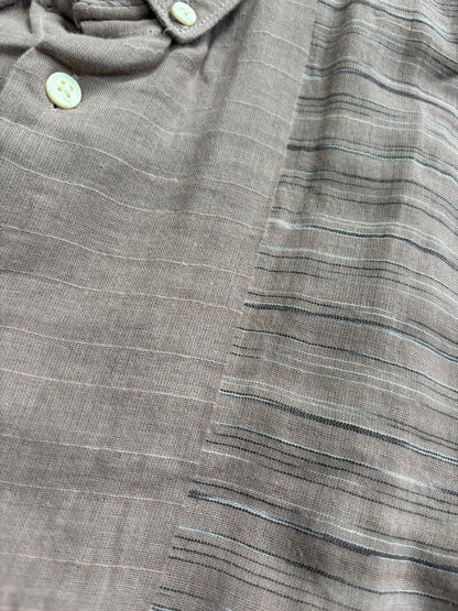 BROWN IMPORTED LINEN SHIRT