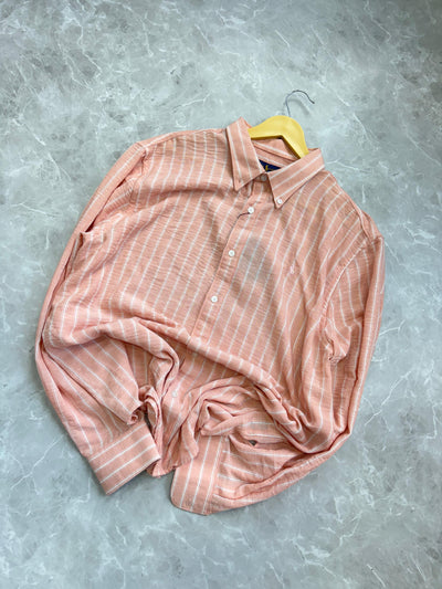 PINK IMPORTED STRIPE SHIRT
