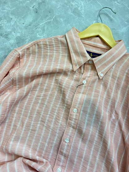 PINK IMPORTED STRIPE SHIRT