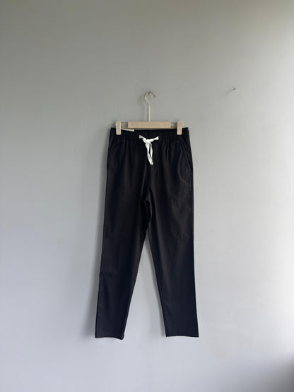 BLACK LINEN TROUSERS