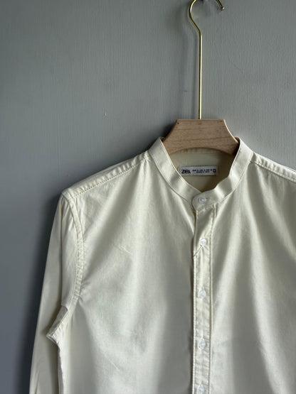 FADED GREEN MANDRIAN OXFORT SHIRT