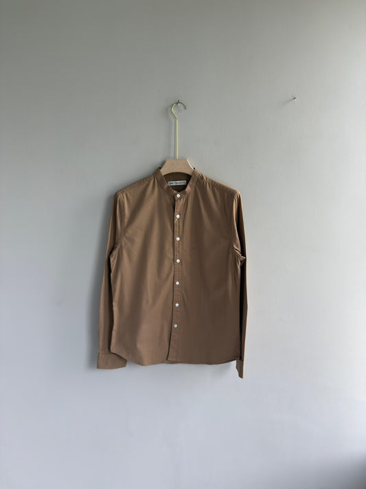BROWN MANDRIAN OXFORT SHIRT