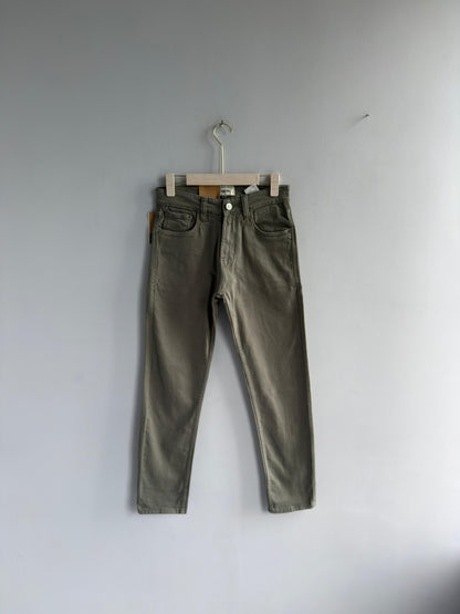 GRAY DENIM TROUSERS