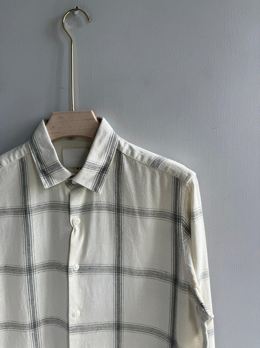 BLACK FLANEL IMPORTED SHIRT