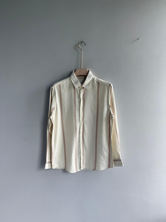 LIGHT BROWN STRIPE IMPORTED  SHIRT