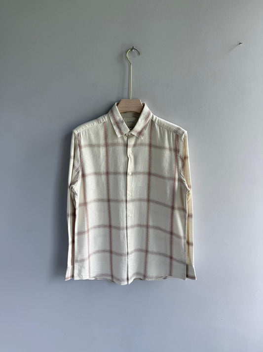 LIGHT BROWN FLANEL IMPORTED SHIRT