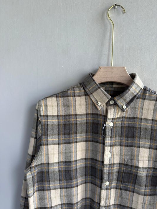 SANDAL IMPORTED BRUSHED COTTON FLANEL SHIRT