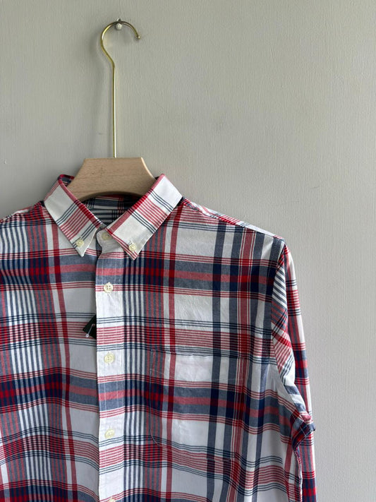 RED IMPORTED BRUSHED COTTON FLANEL SHIRT