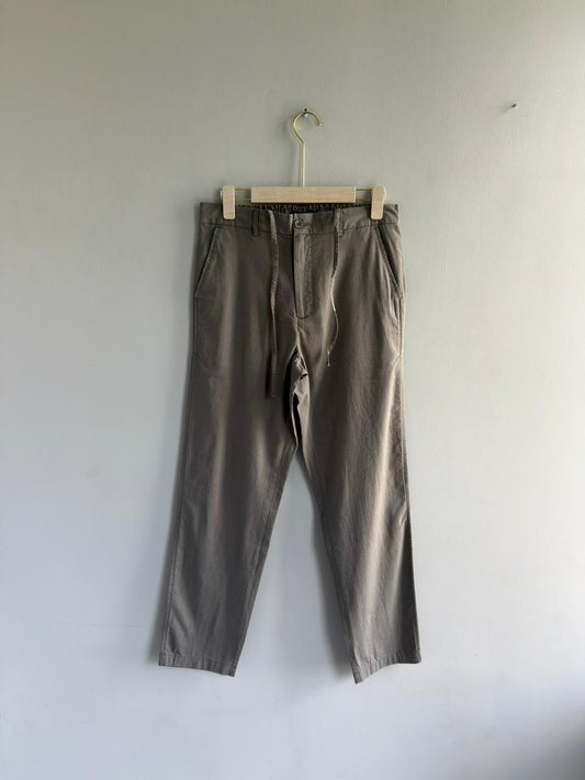 LIGHT GRAY LINEN TROUSERS