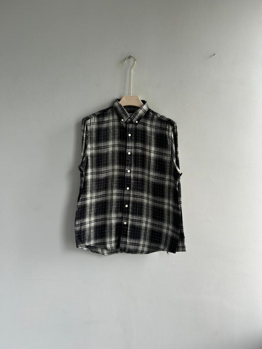 BLACK IMPORTED CHECKED SHIRT