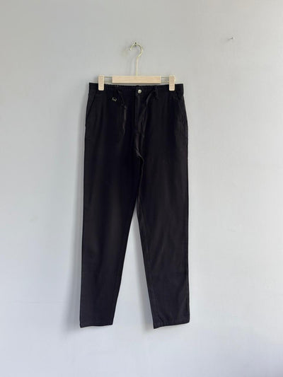 BLACK LINEN TROUSERS