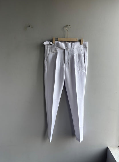 WHITE GURHKA  TROUSERS