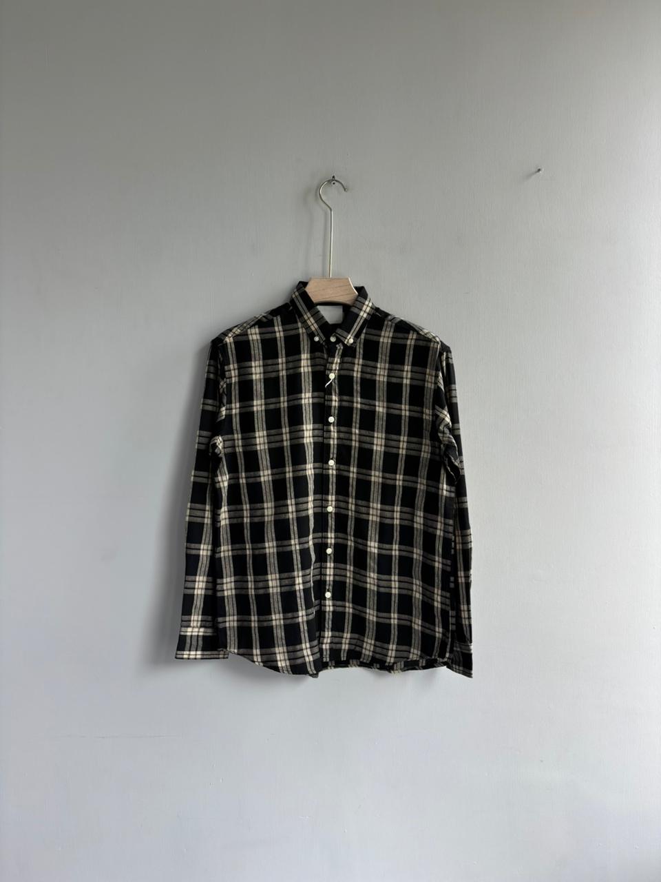 BLACK CHECKED SHIRT