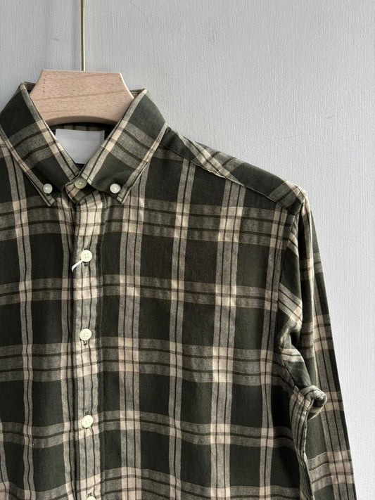 GREEN CHECKED SHIRT