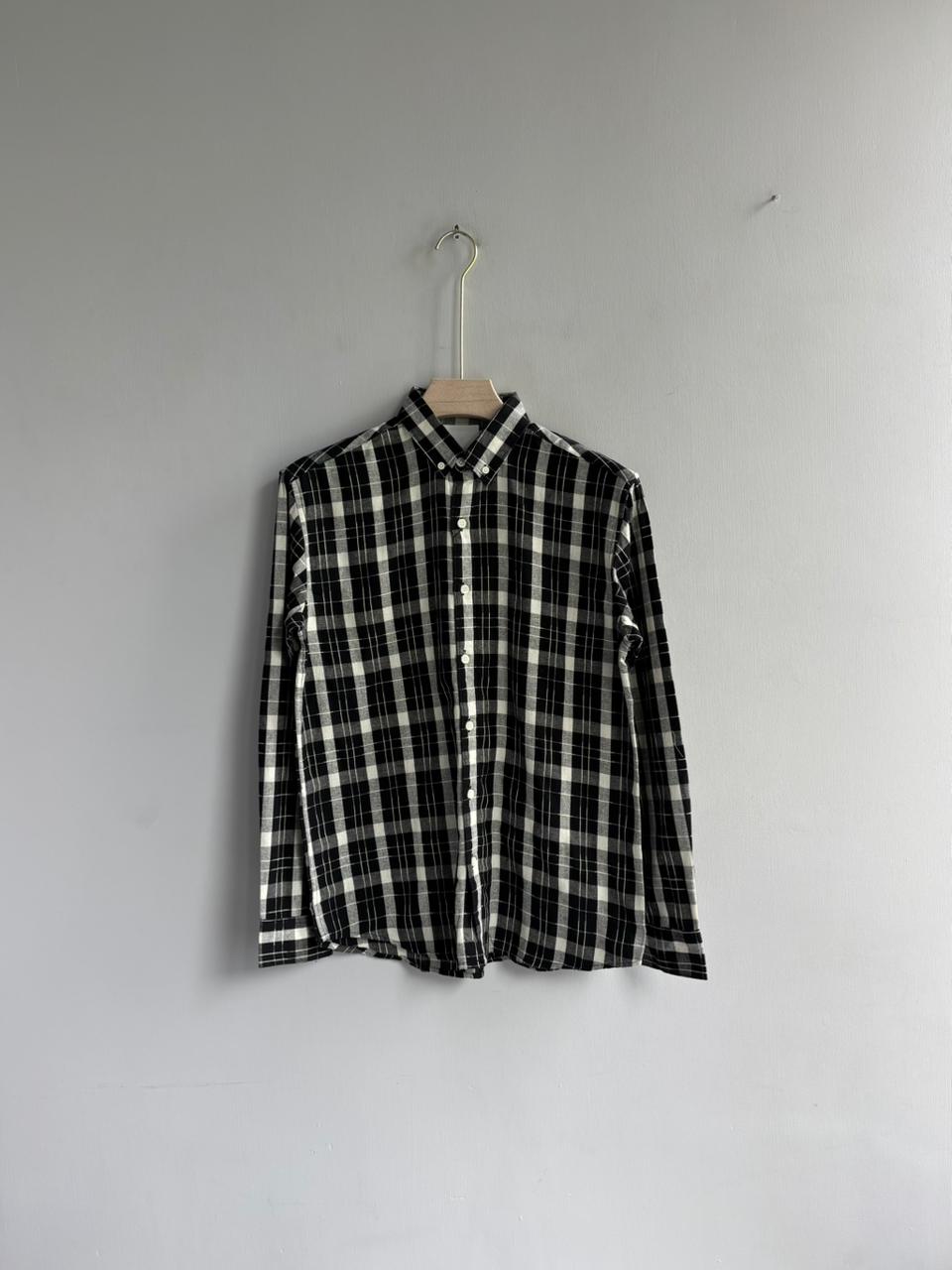 BLACK CHECKED SHIRT