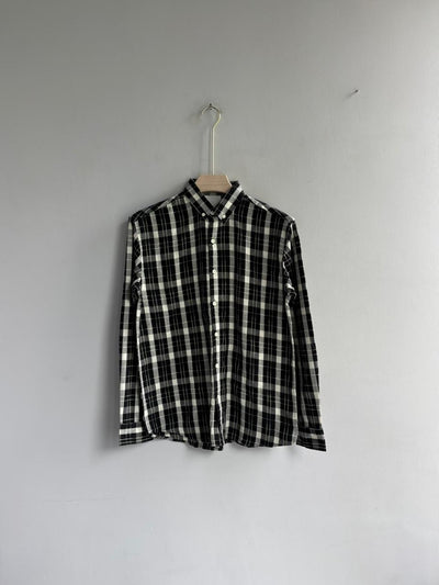 BLACK CHECKED SHIRT