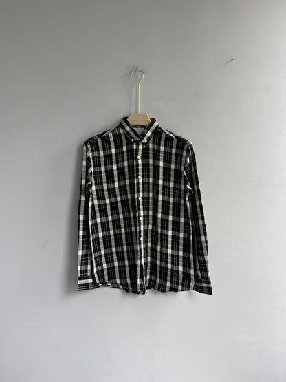 BLACK CHECKED SHIRT