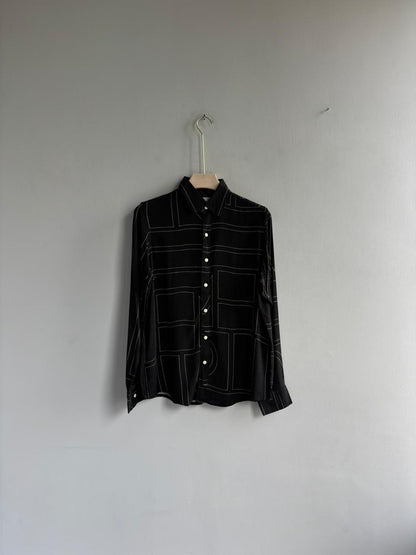BLACK IMPORTED PRINTED  SHIRT