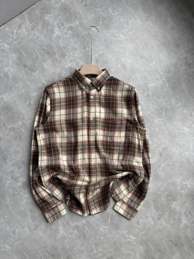 BROWN FLANEL SHIRT