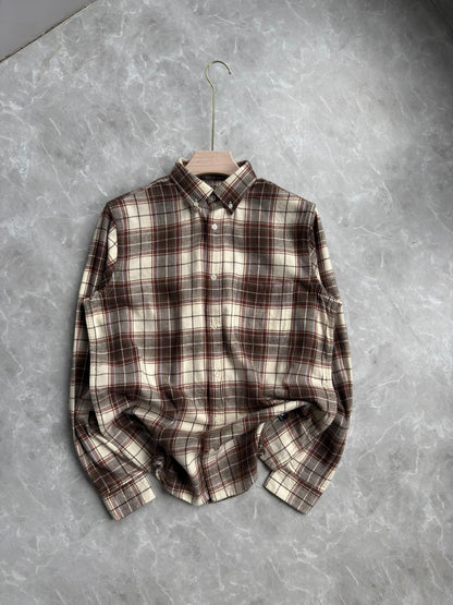 BROWN FLANEL SHIRT
