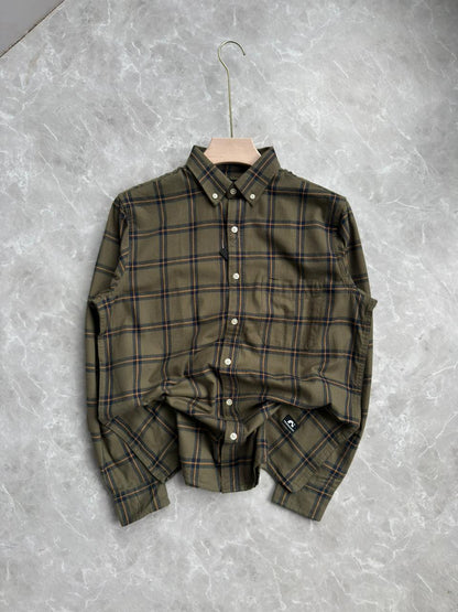 DARK GREEN FLANEL SHIRT
