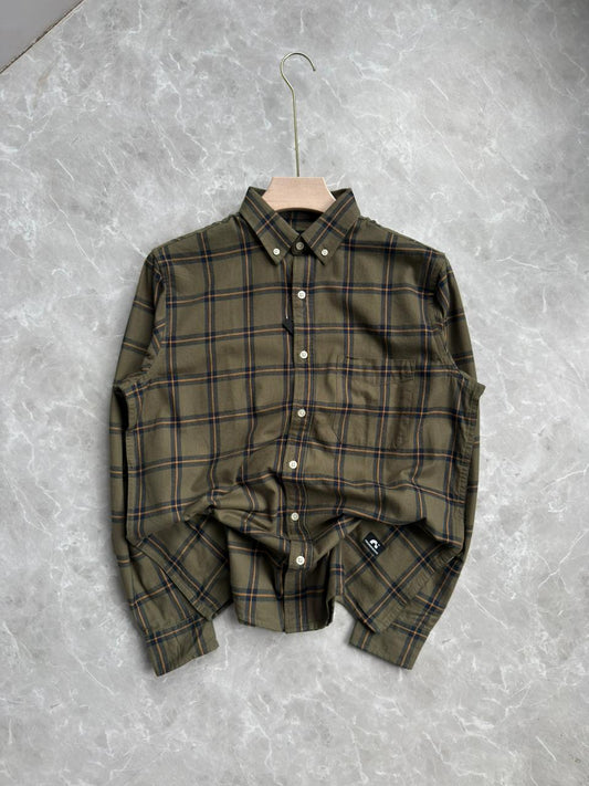 DARK GREEN FLANEL SHIRT
