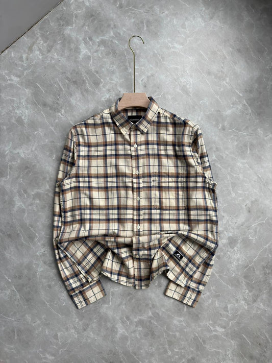 BEIDGE FLANEL SHIRT