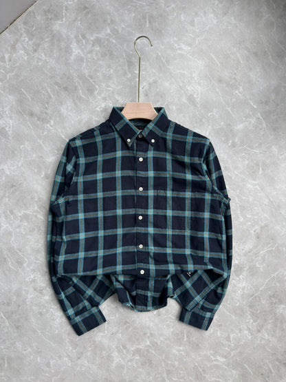 DARK BLUE FLANEL SHIRT