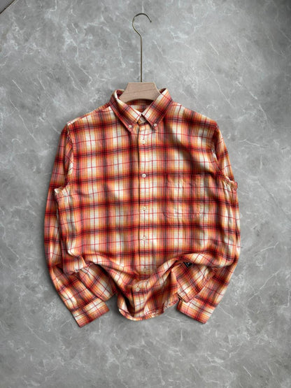 ORANGE FLANEL SHIRT