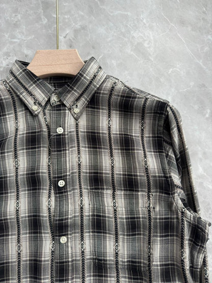 BLACK FLANEL SHIRT