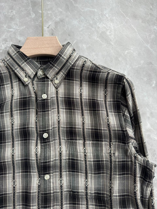 BLACK FLANEL SHIRT