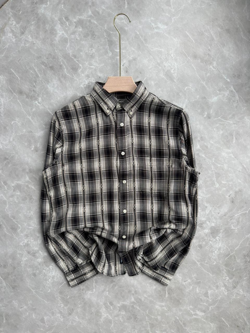 BLACK FLANEL SHIRT