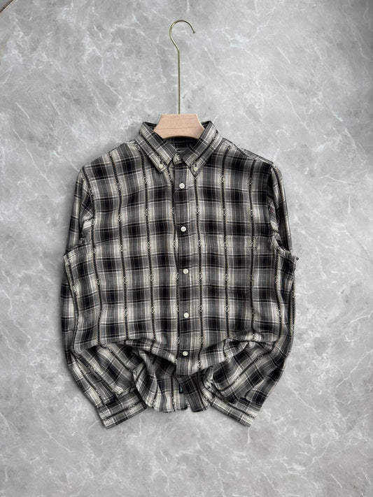 BLACK FLANEL SHIRT
