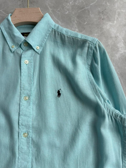 LIGHT BLUE LINEN SHIRT