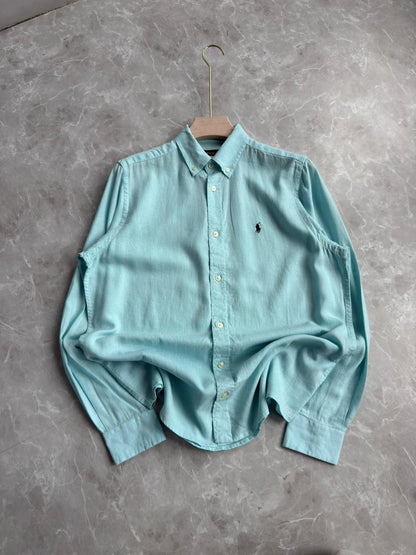 LIGHT BLUE LINEN SHIRT