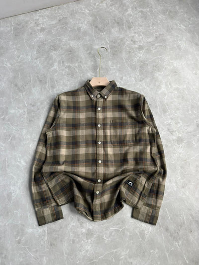 GREEN FLANEL CHECKED SHIRT