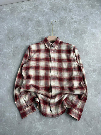 RED FLANNEL CHECKED SHIRT