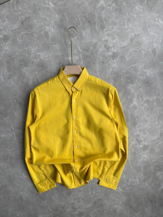YELLOW LINEN SHIRT