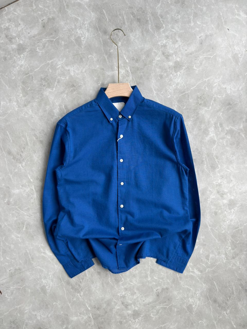 BLUE LINEN SHIRT