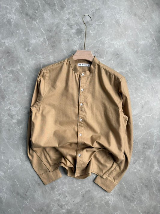 SANDAL MANDRAIN COLLAR SHIRT
