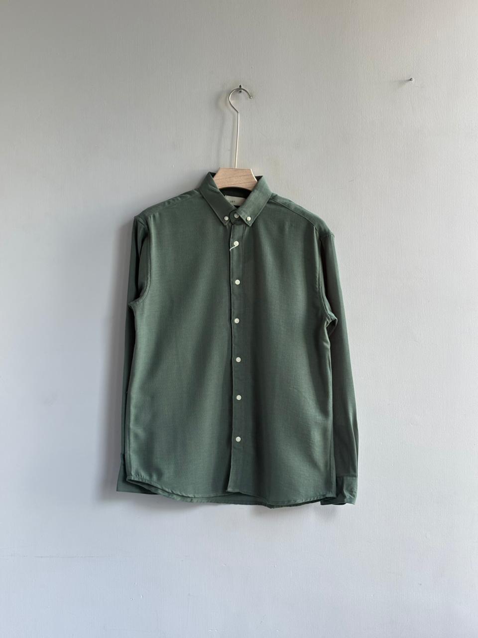 LIGHT GREEN IMPORTED LINEN SHIRT