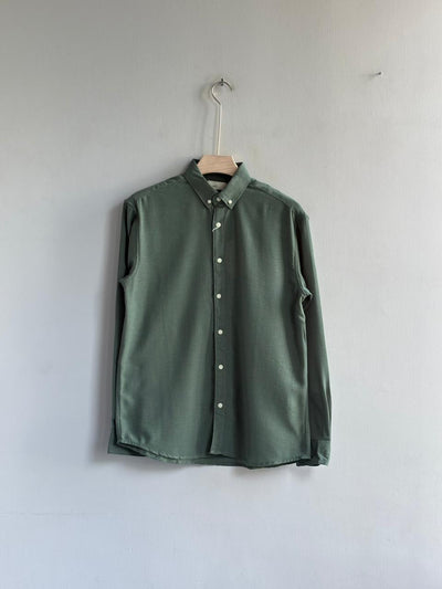 LIGHT GREEN IMPORTED LINEN SHIRT