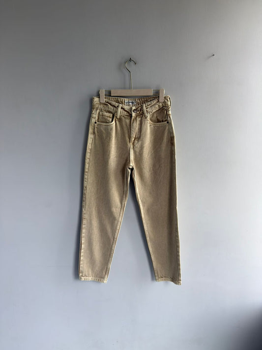 SANDAL MOM FIT DENIM TROUSERS