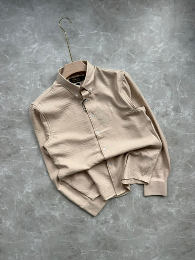 SANDAL IMPORTED KOREAN LINEN SHIRT