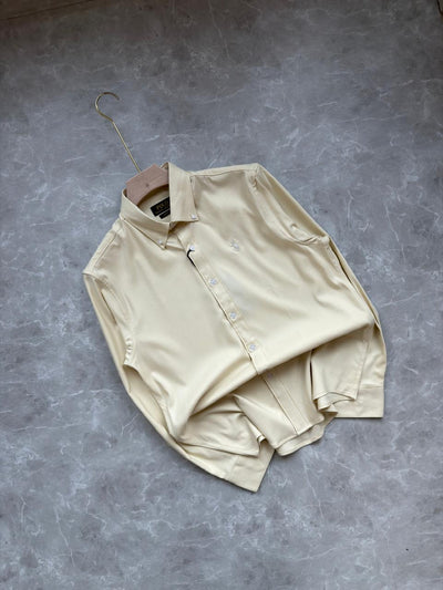 SANDAL IMPORTED LYOCELL SOLID SHIRT