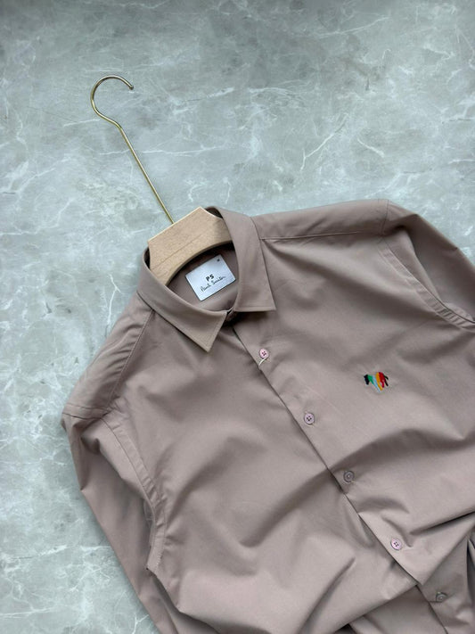 PASTEL PINK INPORTED SATIN SHIRT